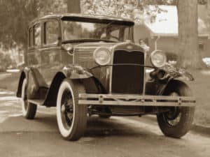 Very old car