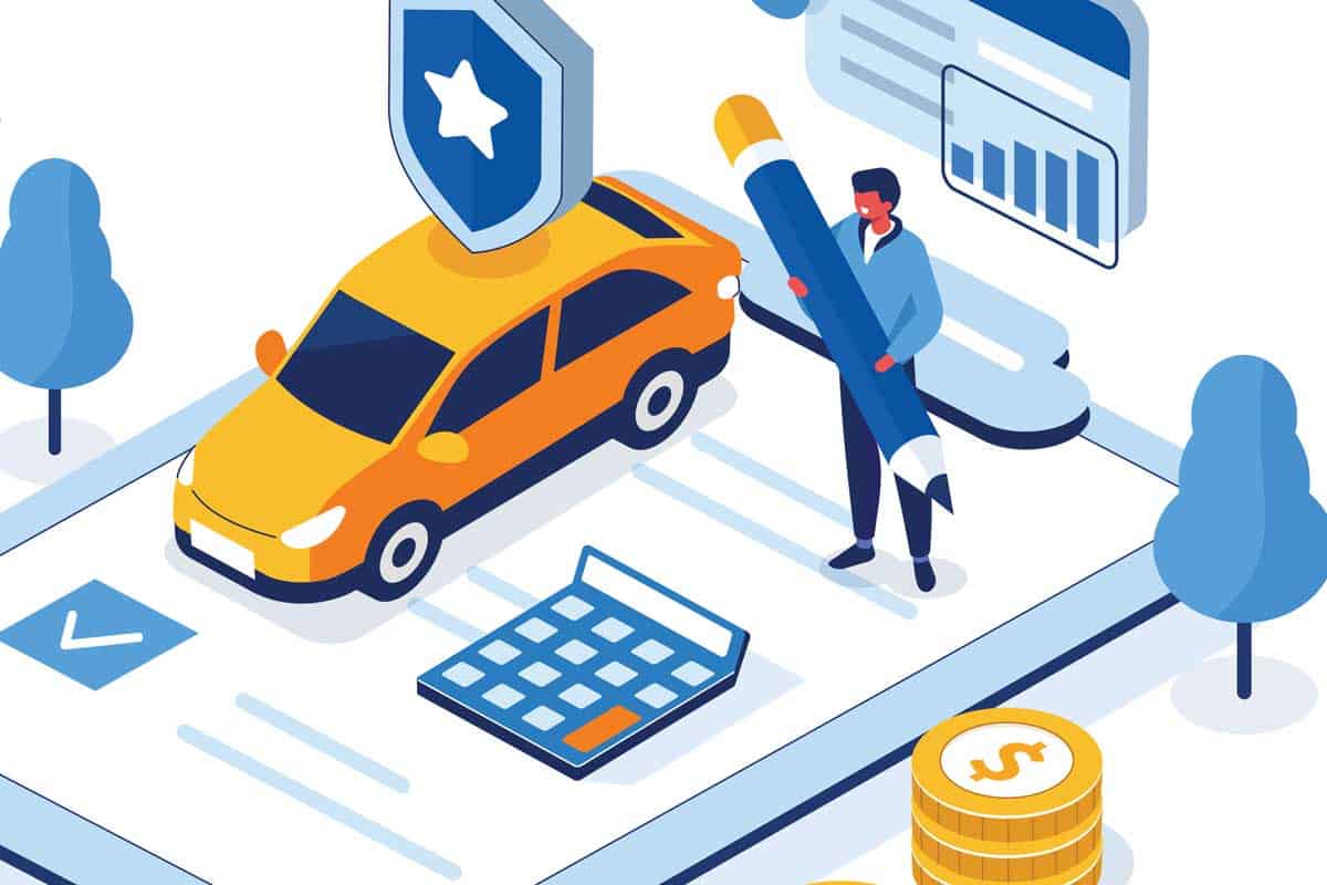 person getting car insurance quote