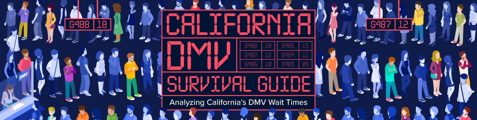 California DMV Survival Guide, Analyzing California's DMV Wait TImes
