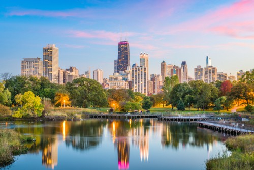 Chicago Illinois skyline