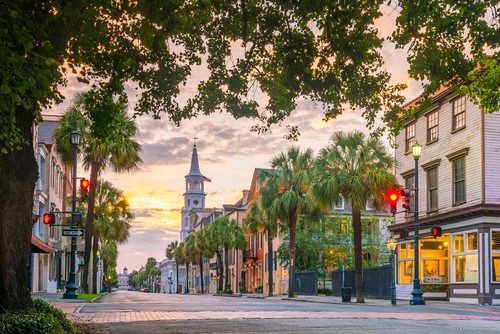 South Carolina city street