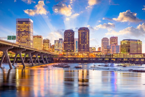 Richmond, Virginia skyline