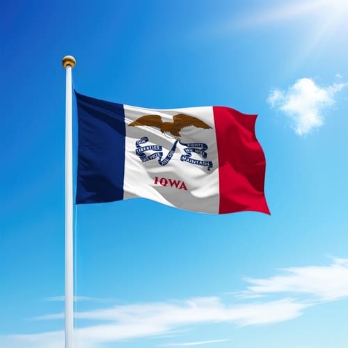 Iowa state flag